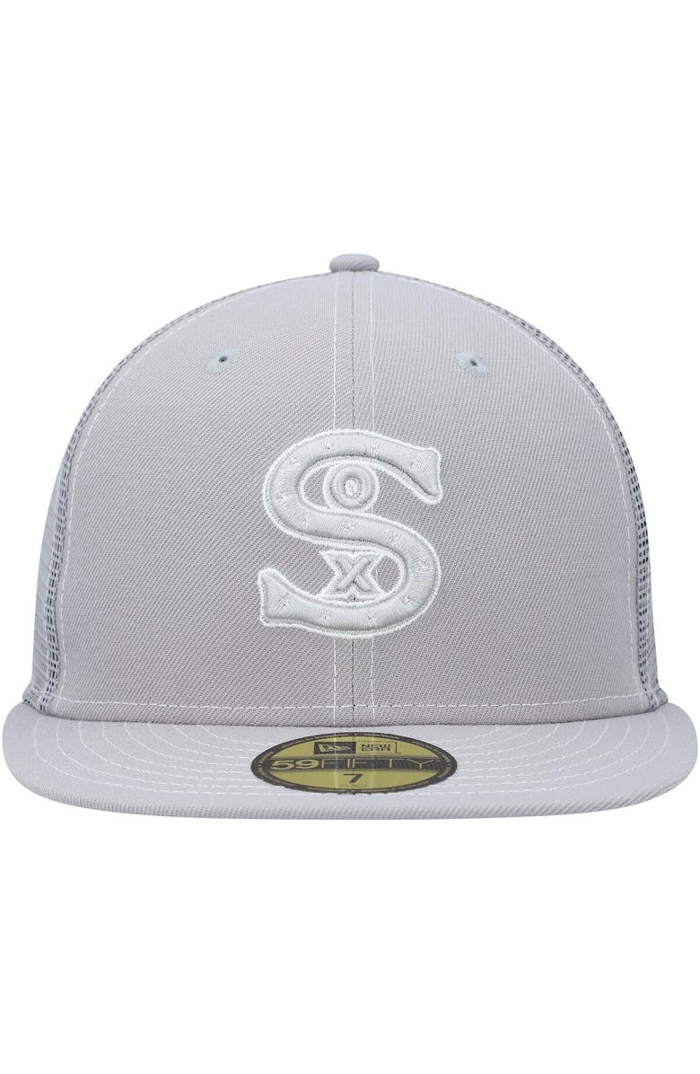 New Era Men's New Era Gray Chicago White Sox 2023 On-Field Batting Practice 59FIFTY Fitted Hat, Alternate, color, Gray