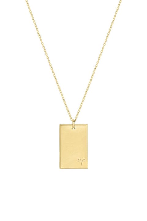 Goldie Horoscope Necklace