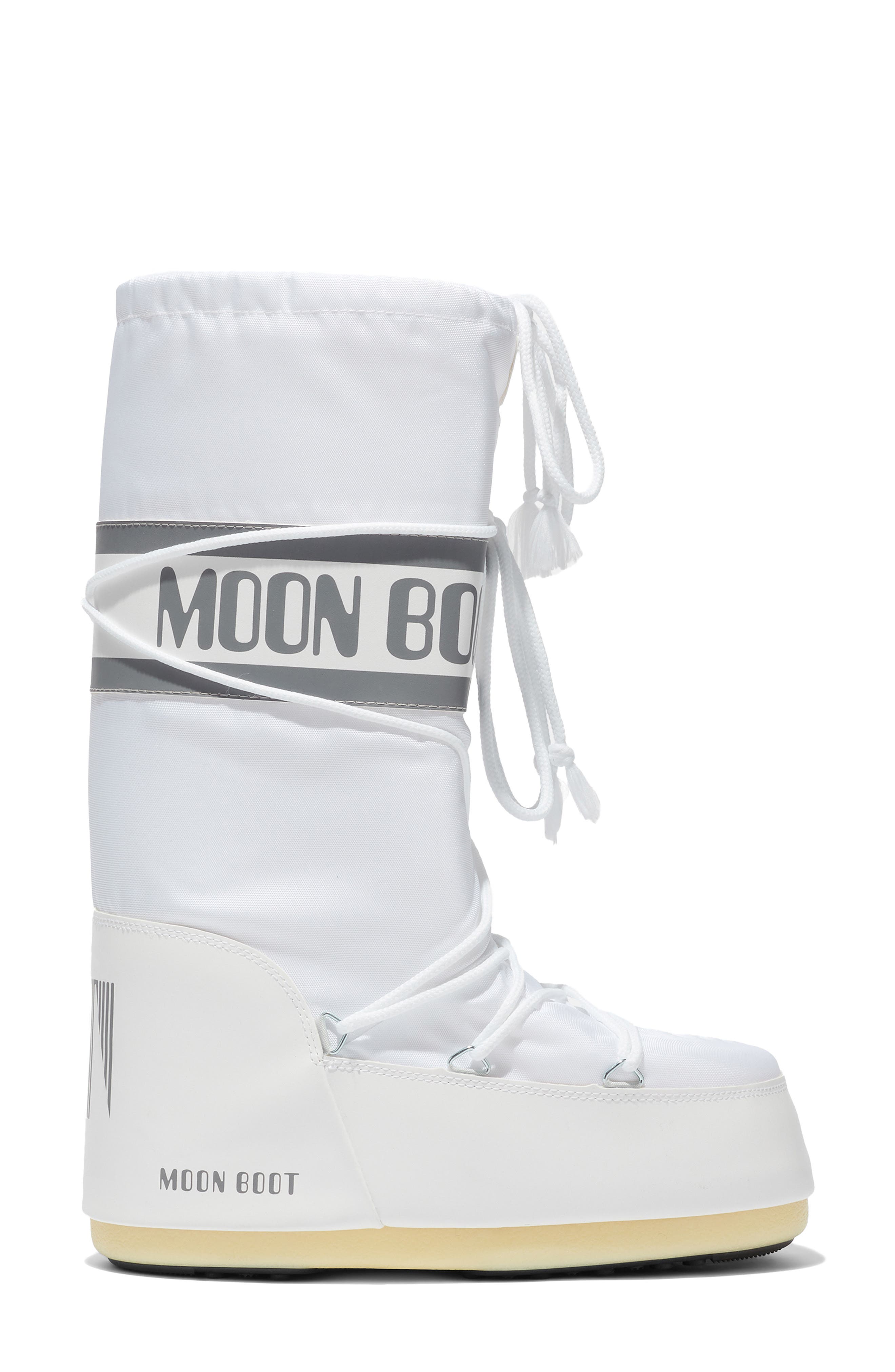 Moon Boot&lt;sup&gt;®&lt;/sup&gt; Icon Water Repellent Moon Boot, Main, color, White/ White