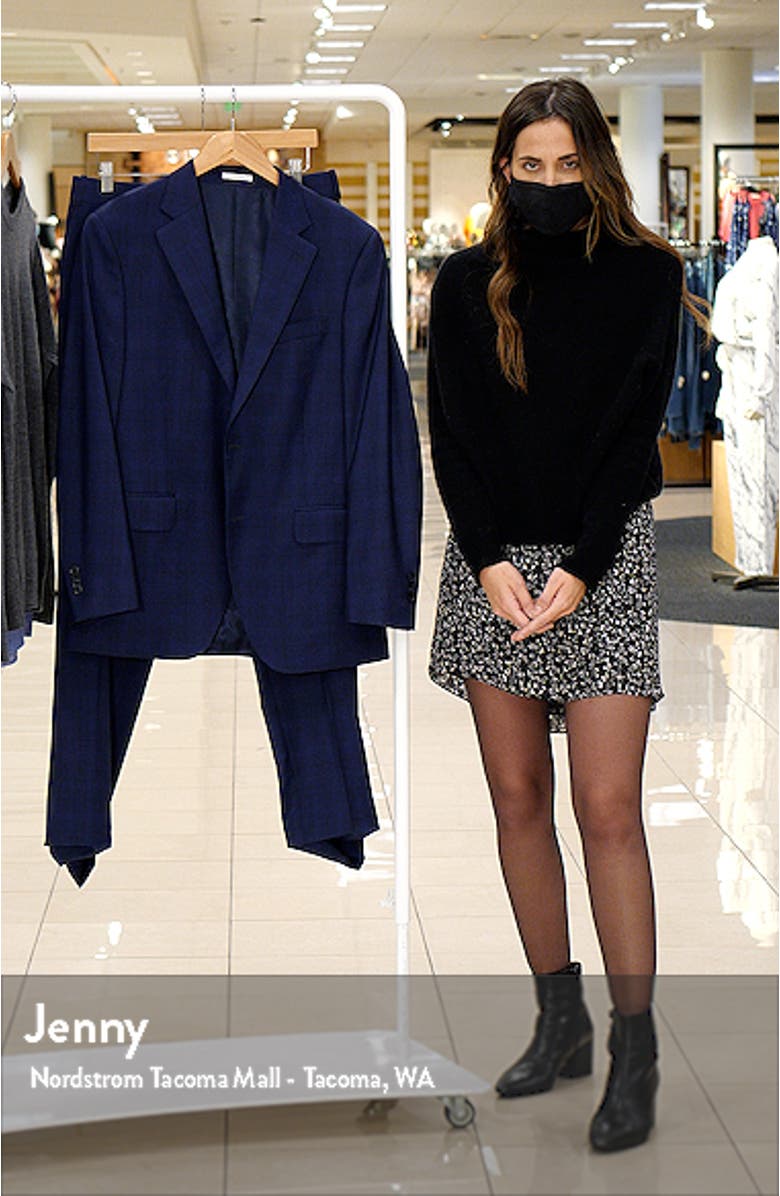 Classic Fit Solid Navy Wool Suit, sales video thumbnail