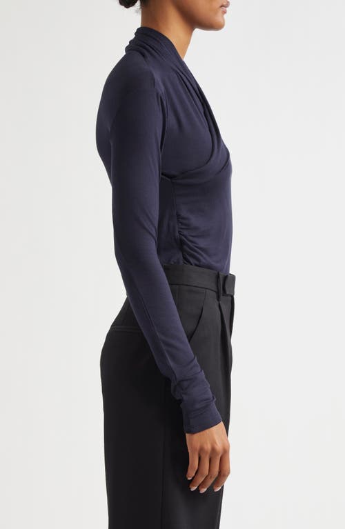 Shop Vince Long Sleeve Knit Wrap Top