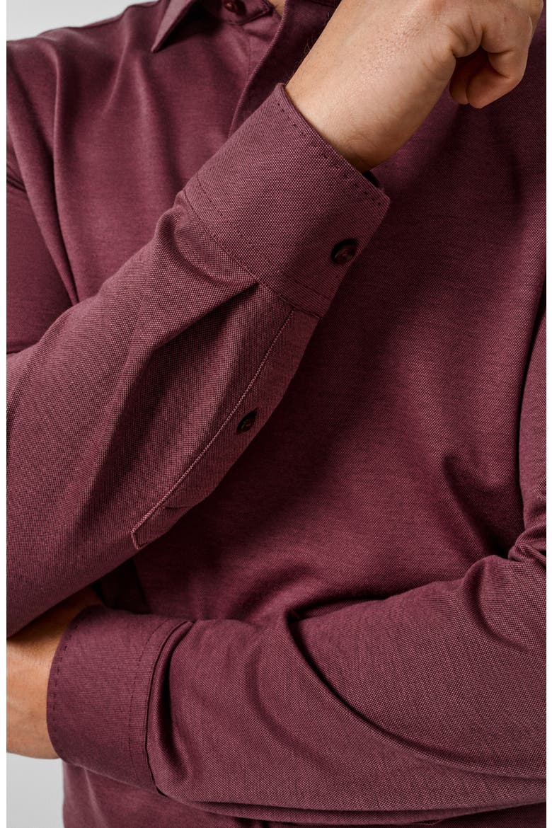 Pierce Cotton Polo, Alternate, color, MERLOT