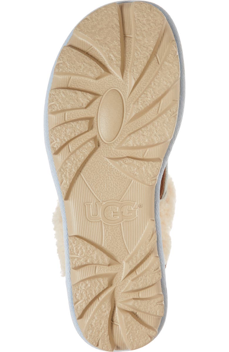 UGG<sup>®</sup> Patch It Slingback Sandal with Genuine Shearling Trim, Alternate, color,