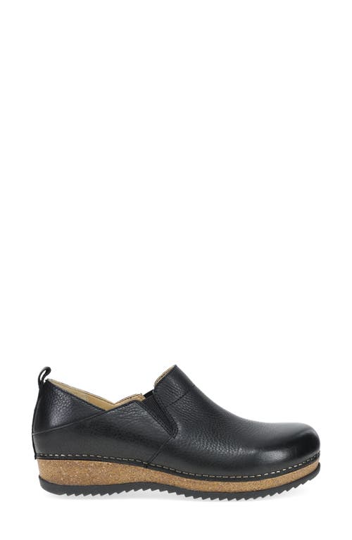 Dansko Meara Milled Leather Clog In Black