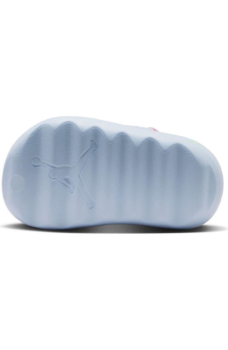 Jordan Kids' Hydrip Foam Clog, Alternate, color, Half Blue/ Green/ Soft Pink