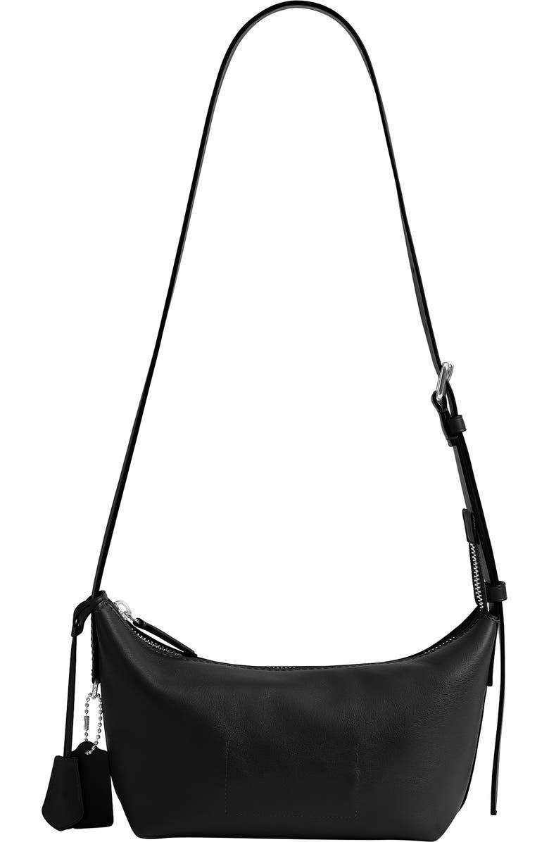 COACH Mott 22 Leather Sling Bag, Alternate, color, Black