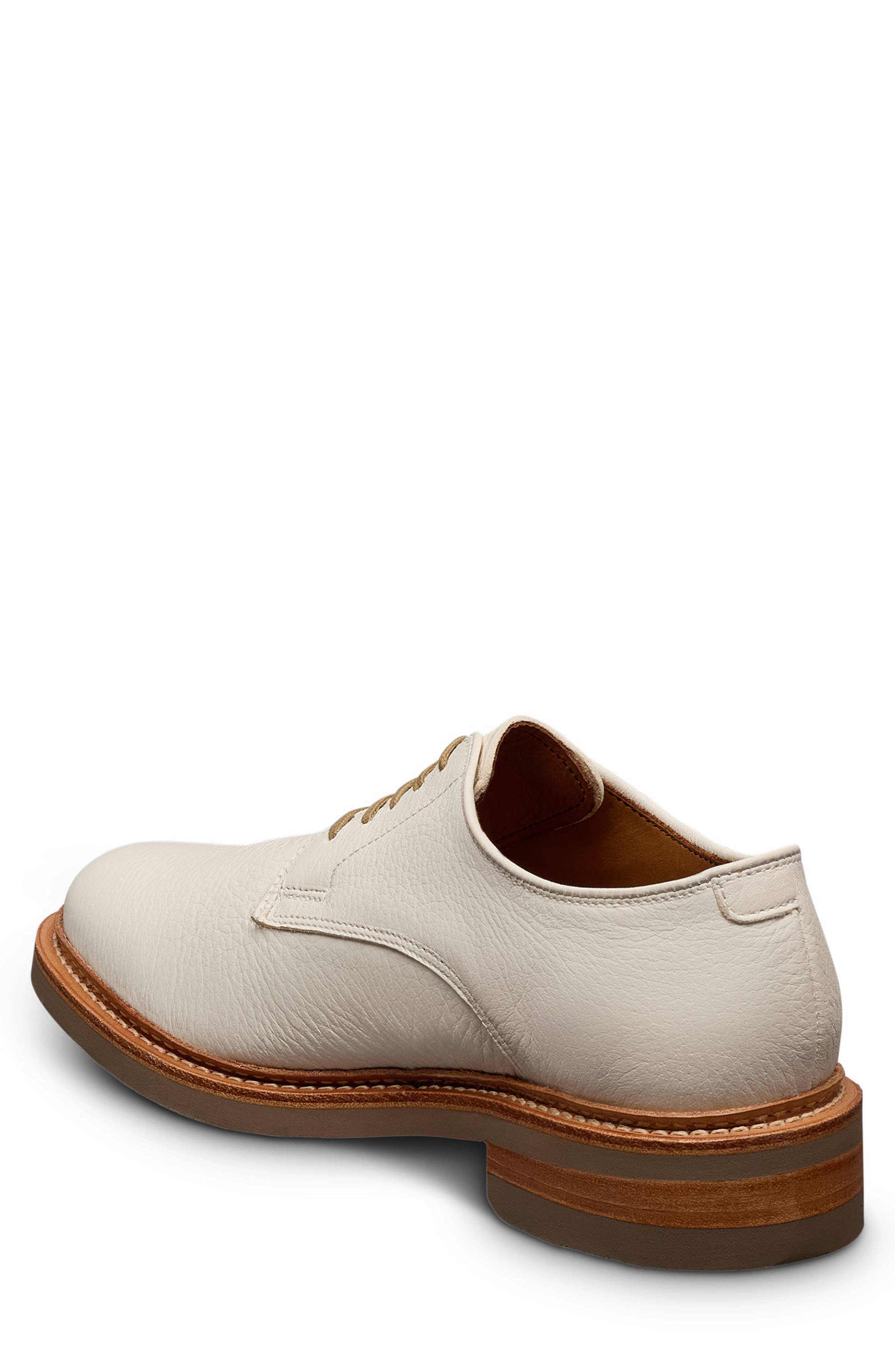 Allen Edmonds Amesbury Derby, Alternate, color, Off White