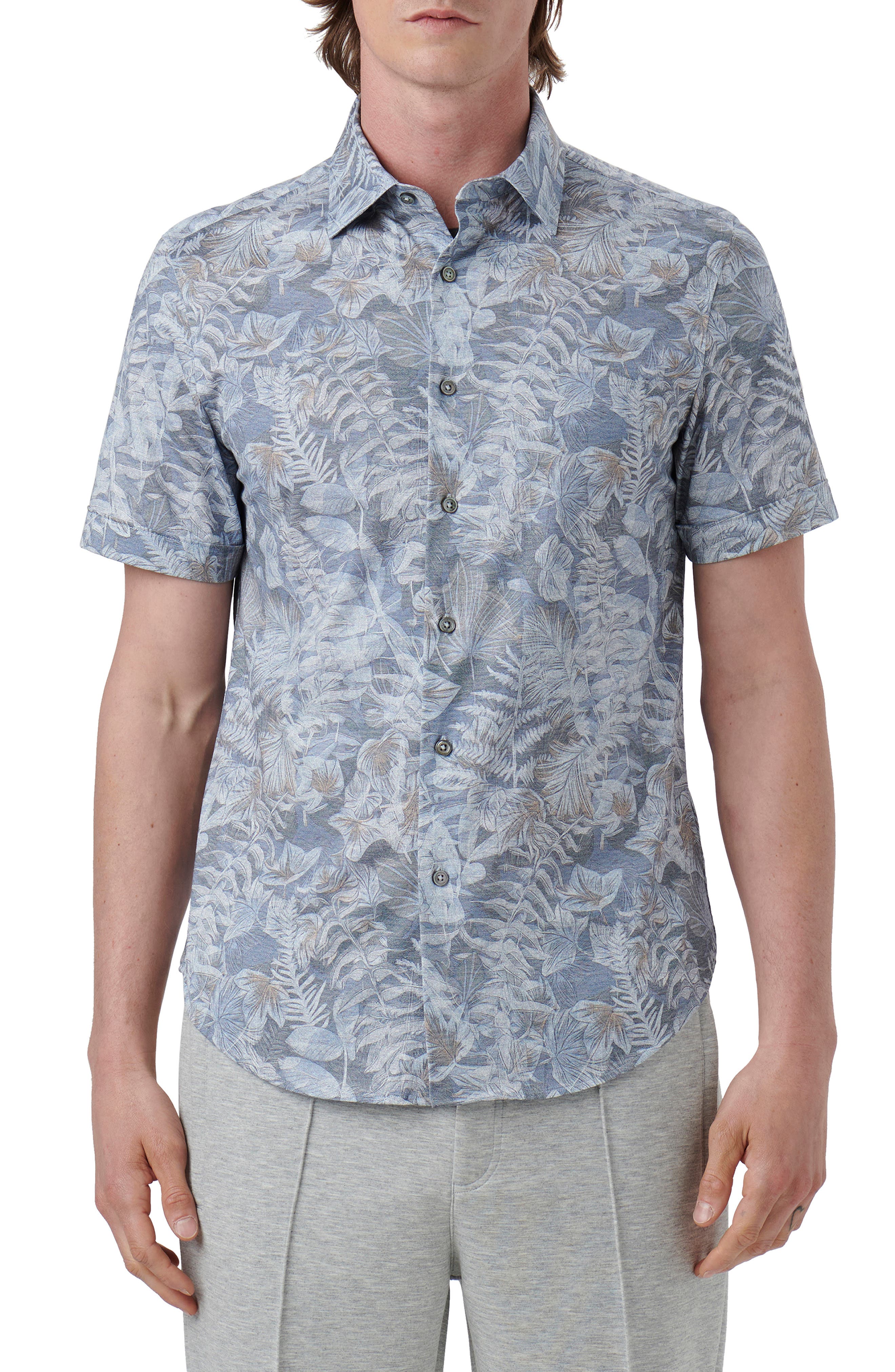 Miles OoohCotton® Short Sleeve Button-Up Shirt