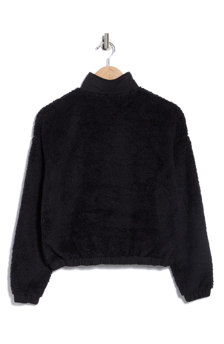vineyard vines High Pile Fleece Pullover, Alternate, color, Jet Black