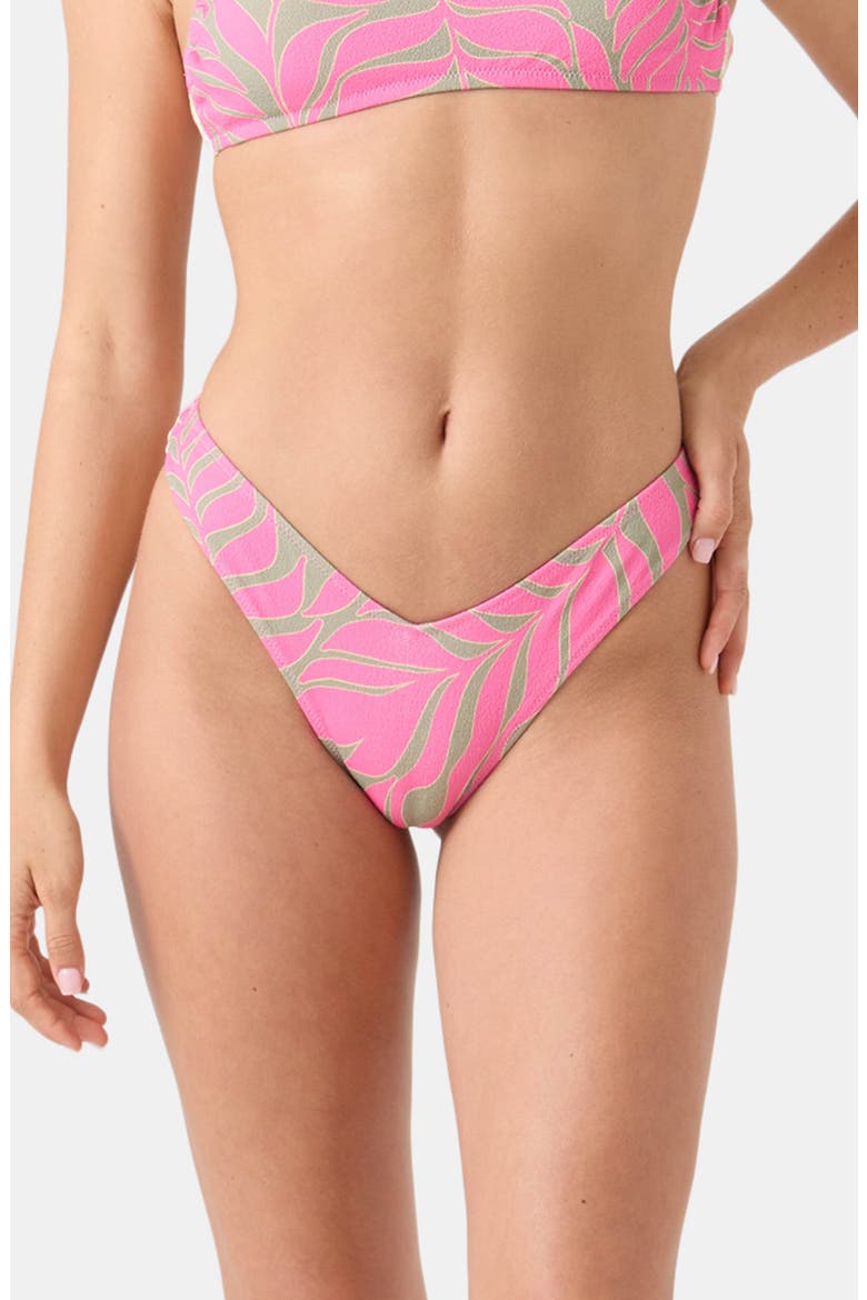 Stay Wild V Bikini Bottoms, Main, color, PINK COMBO