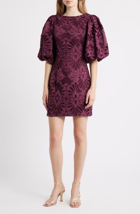 Kesia Embroidered Paisley Minidress