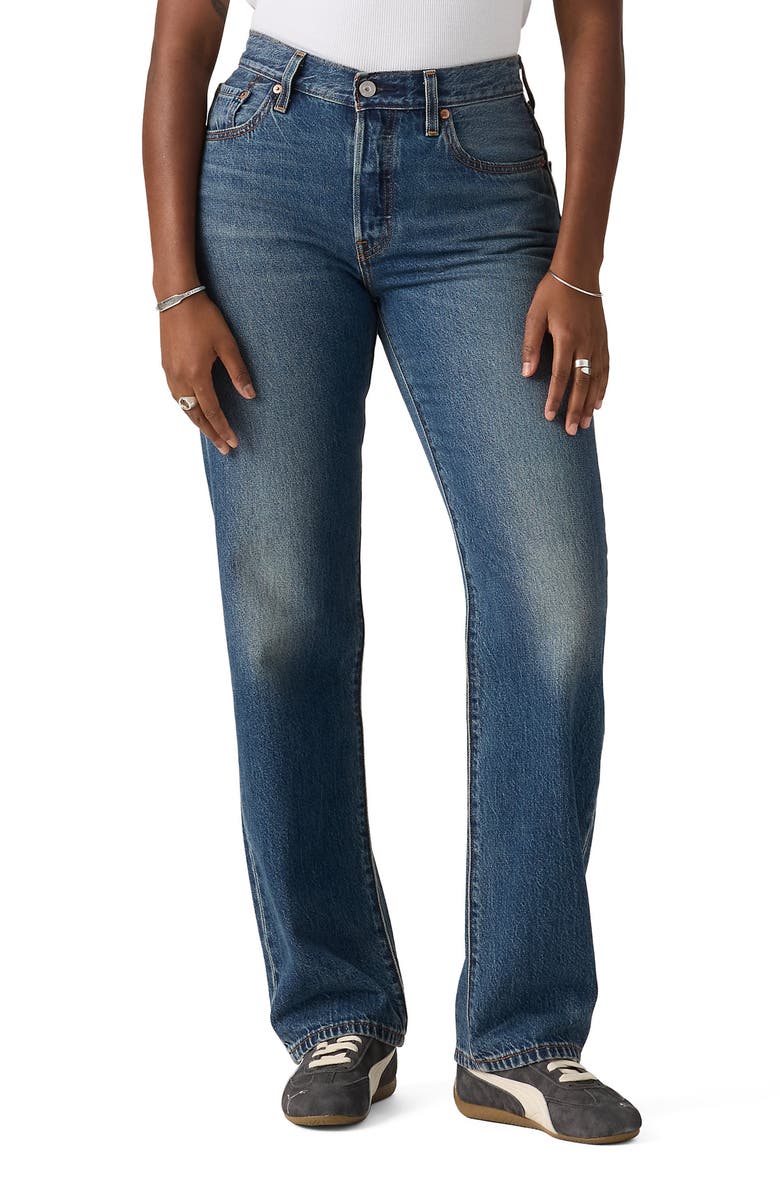 Levi's 501<sup>®</sup> '90s Straight Leg Jeans, Main, color, Fine Forever Ltw