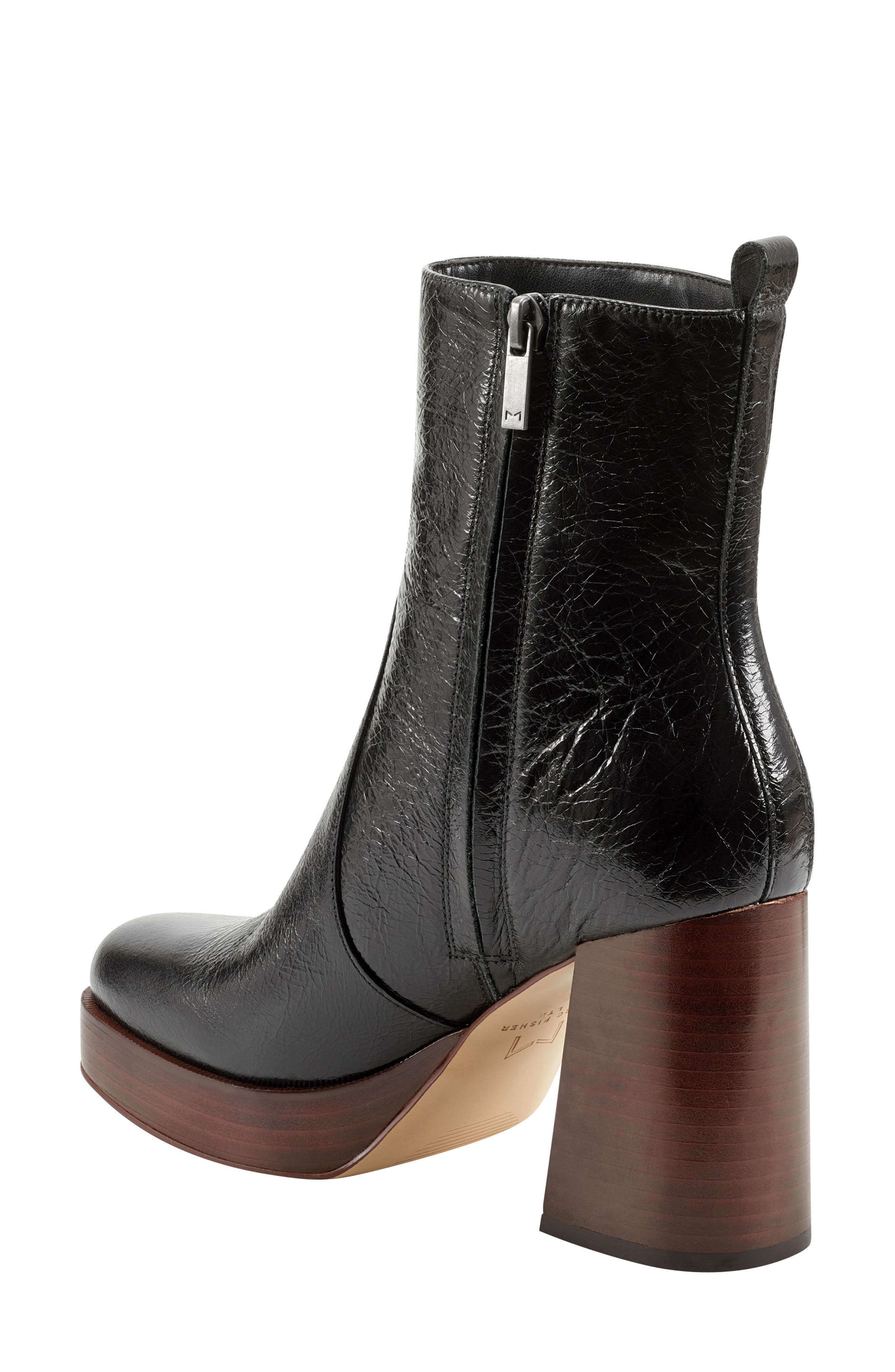 Marc Fisher LTD Marysa Block Heel Platform Bootie, Alternate, color, 