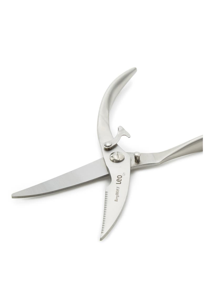 Poultry Shears, Alternate, color, SILVER