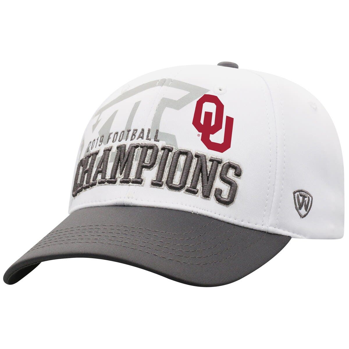 TOP OF THE WORLD Men's Top of the World White/Gray Oklahoma