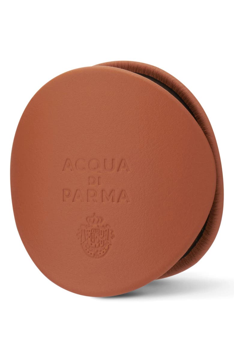 Acqua di Parma Leather Car Diffuser Case, Alternate, color, Camel Leather