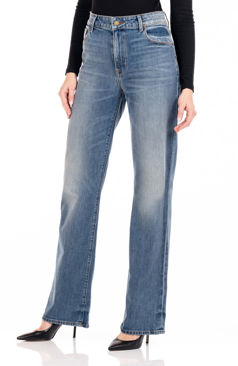 Fidelity Denim Katie High Waist Flare Leg Jeans, Alternate, color, 