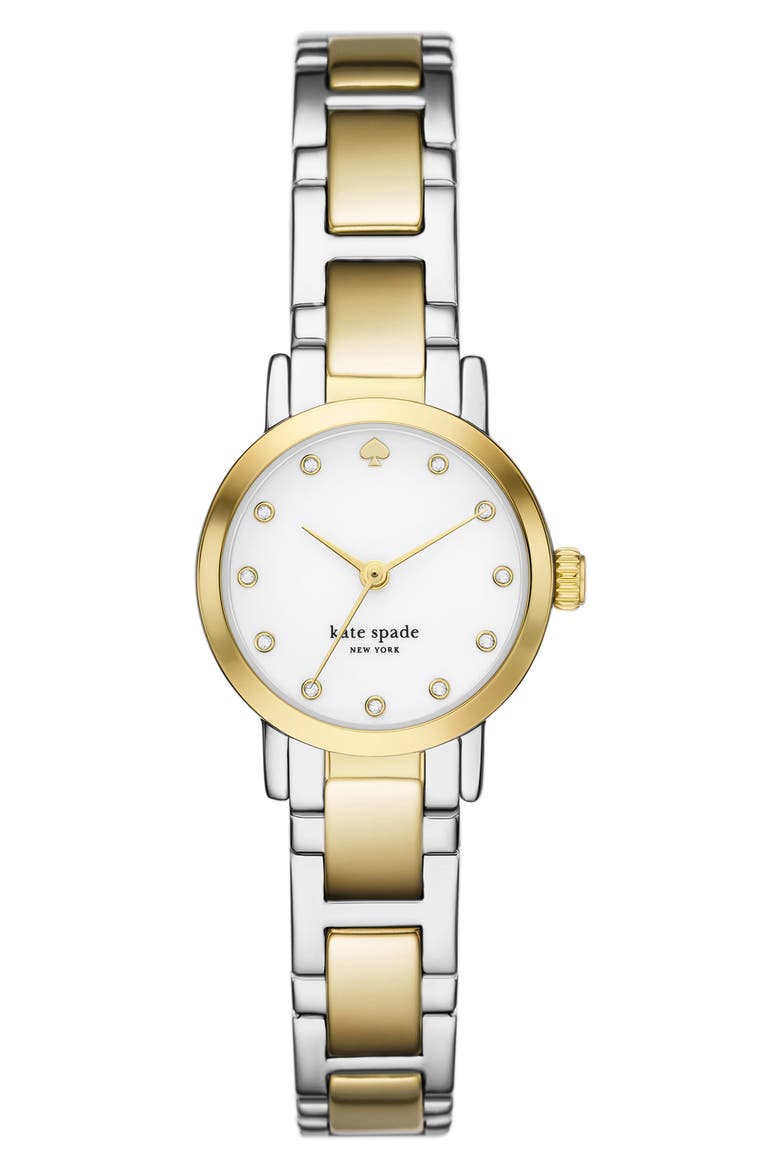 gramercy two-tone bracelet watch, 25mm, Main, color, TWO TONE