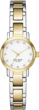 Kate Spade New York gramercy two-tone bracelet watch, 25mm