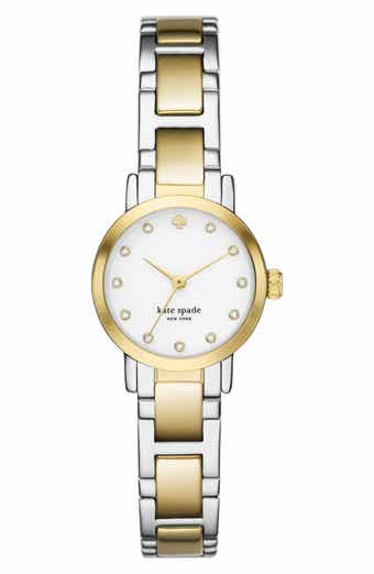 Kate Spade New York gramercy two-tone bracelet watch, 25mm