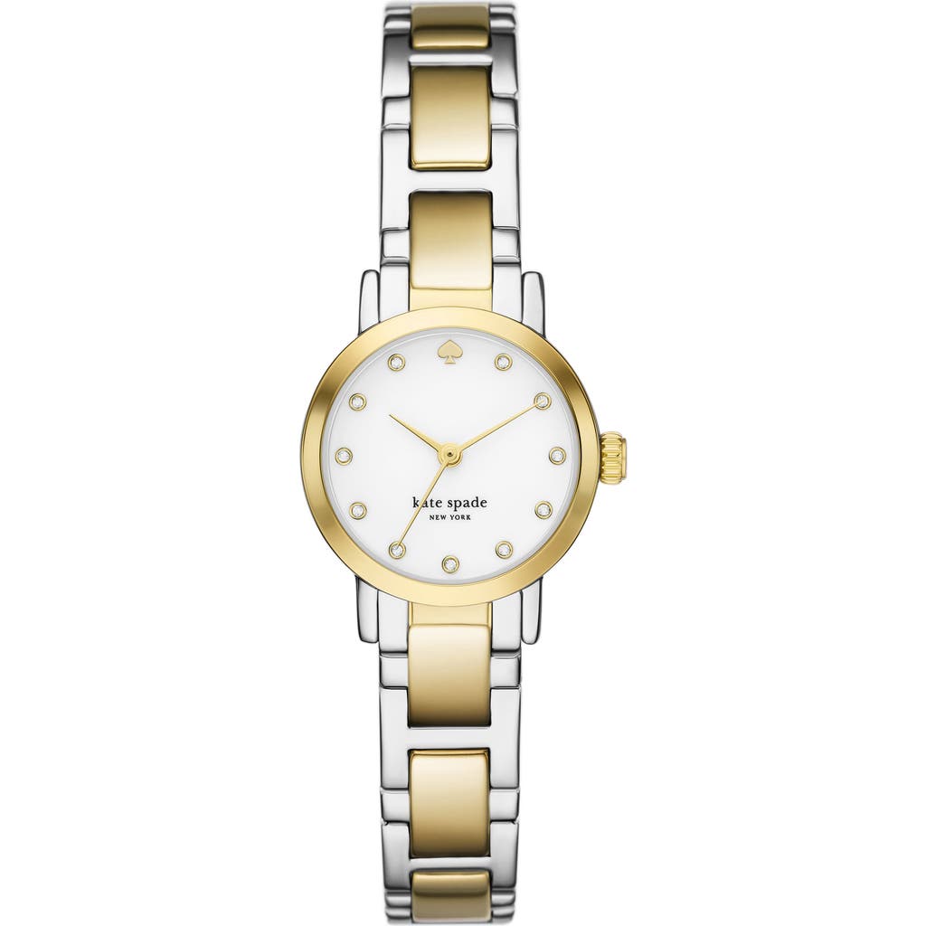 Kate Spade New York Gramercy Two-tone Bracelet Watch, 25mm In Gold