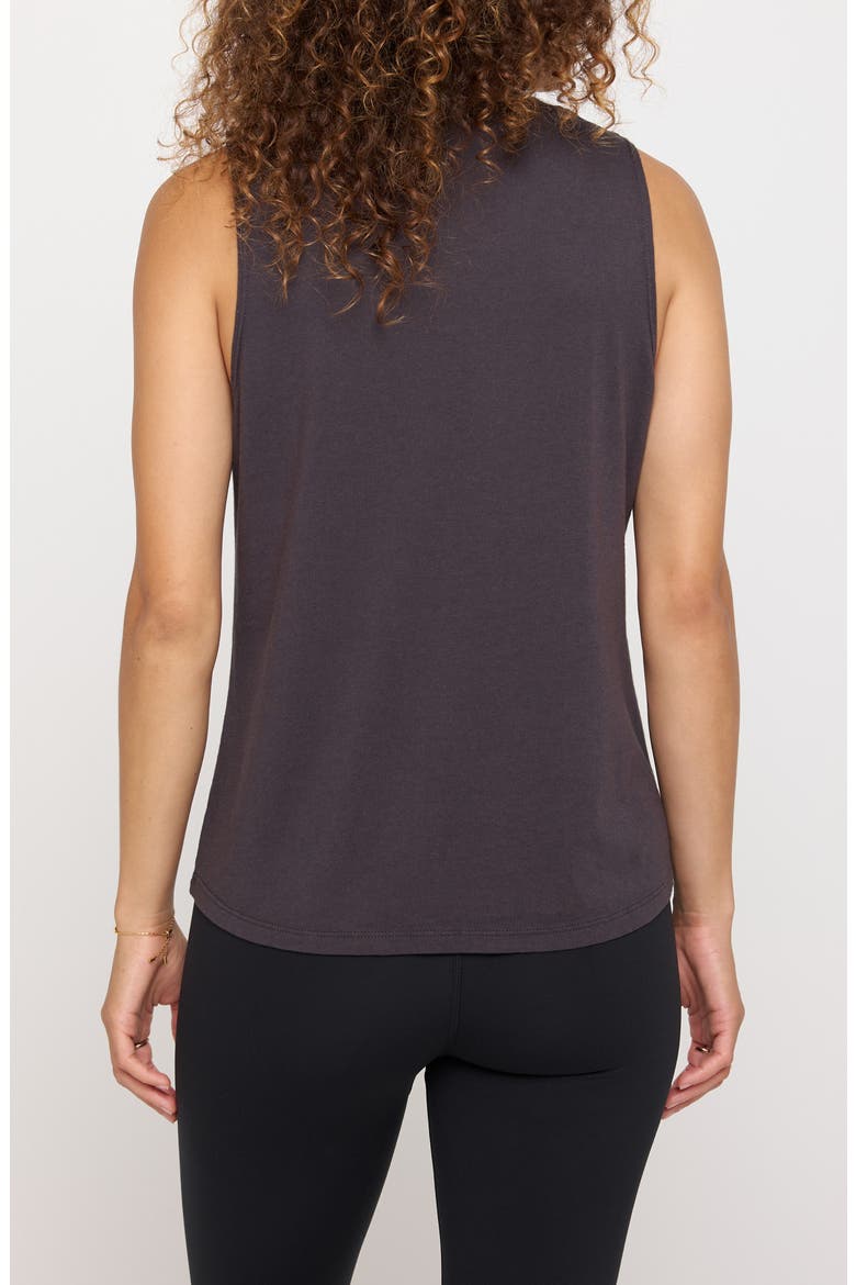 Love Script Jade Cotton Blend Muscle Tank, Alternate, color, VINTAGE BLACK
