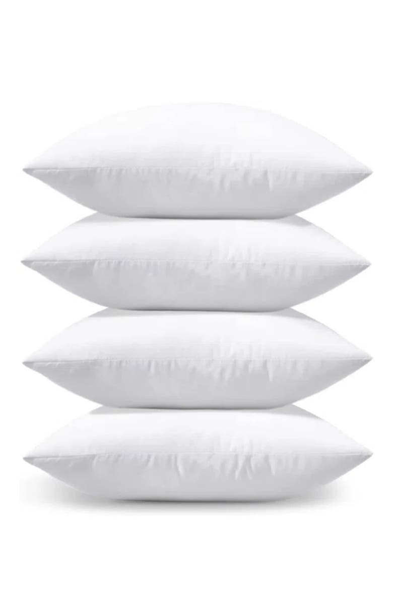 Pillowpia Pillow Insert 12 x 20, Main, color, White