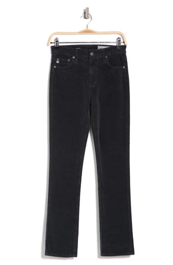 AG AG MARI HIGH WAIST SLIM ANKLE STRAIGHT LEG CORDUROY PANTS 