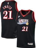 Nike Youth Nike Joel Embiid Black Philadelphia 76ers Swingman Jersey - Classic Edition