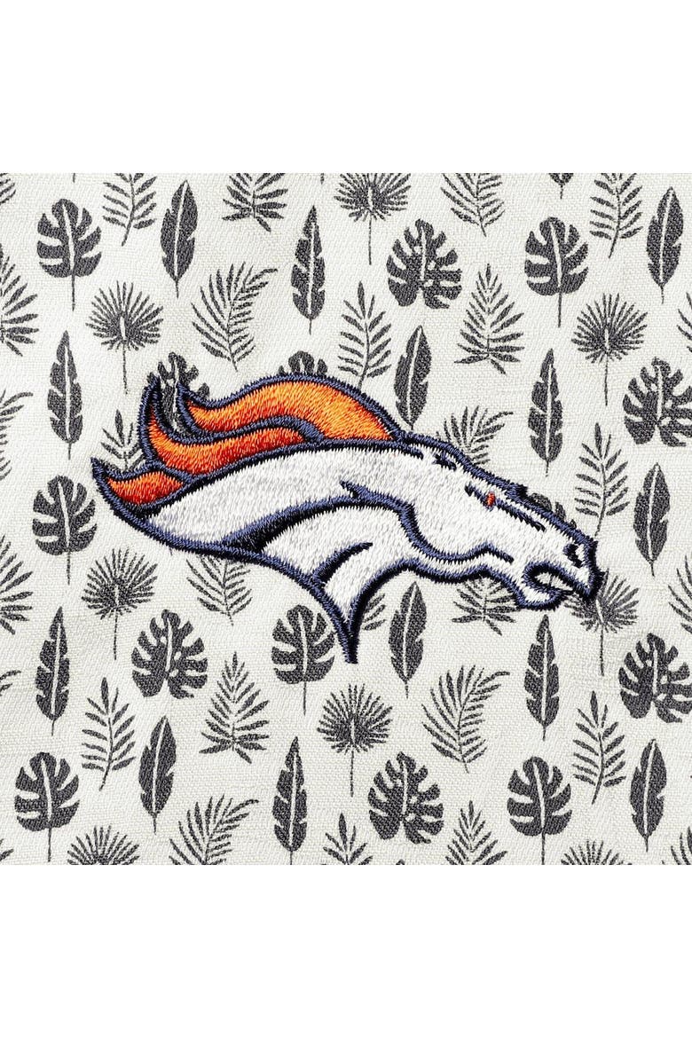 Men's Tommy Bahama White Denver Broncos Baja Mar Woven Button-Up Shirt, Alternate, color, White