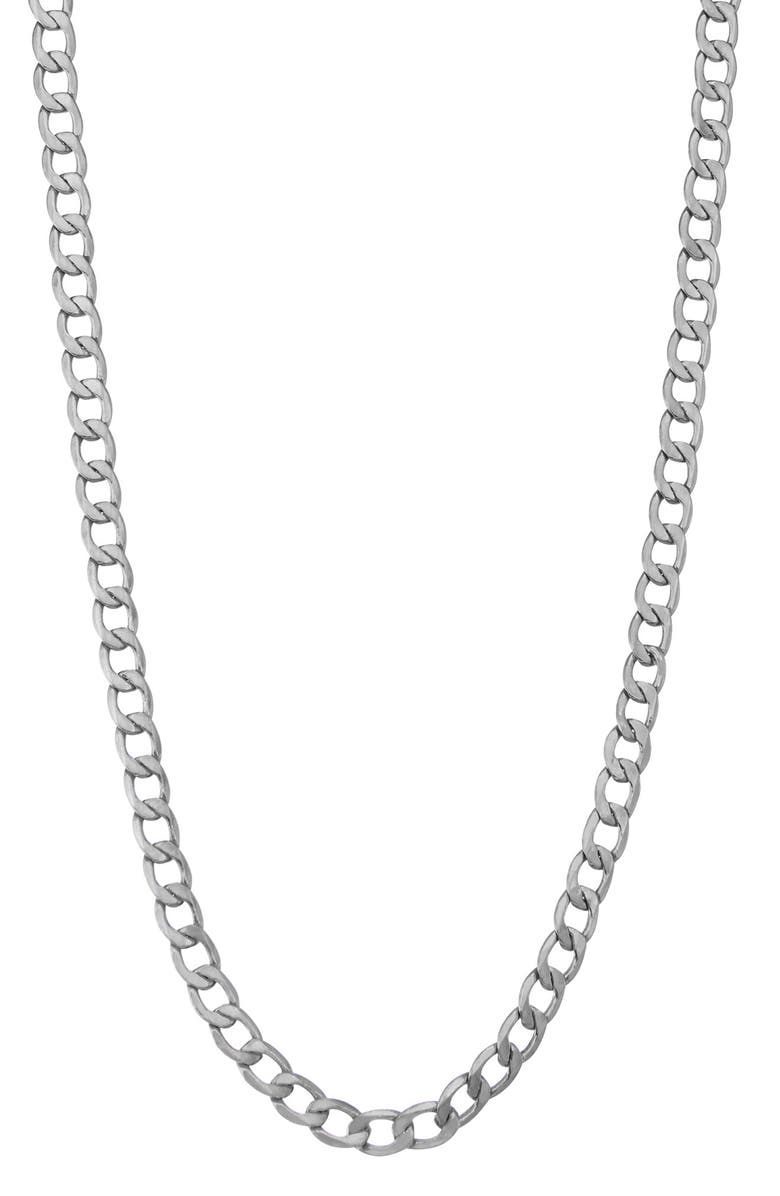 FUZION CREATIONS 10K Gold Curb Chain Necklace, Main, color,