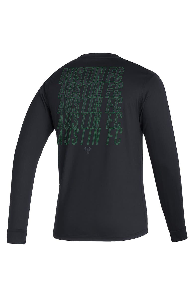 adidas Men's adidas Black Austin FC Club Long Sleeve T-Shirt, Alternate, color, 