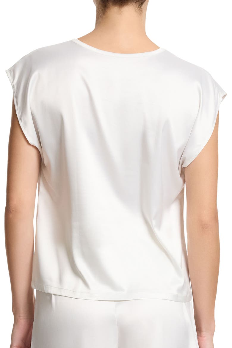 Satin Sleep Top, Alternate, color, LIGHT IVORY