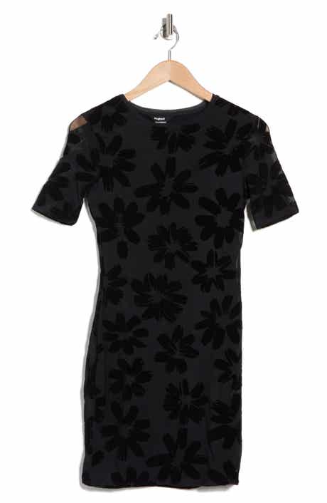 Desigual Floral Knit Minidress