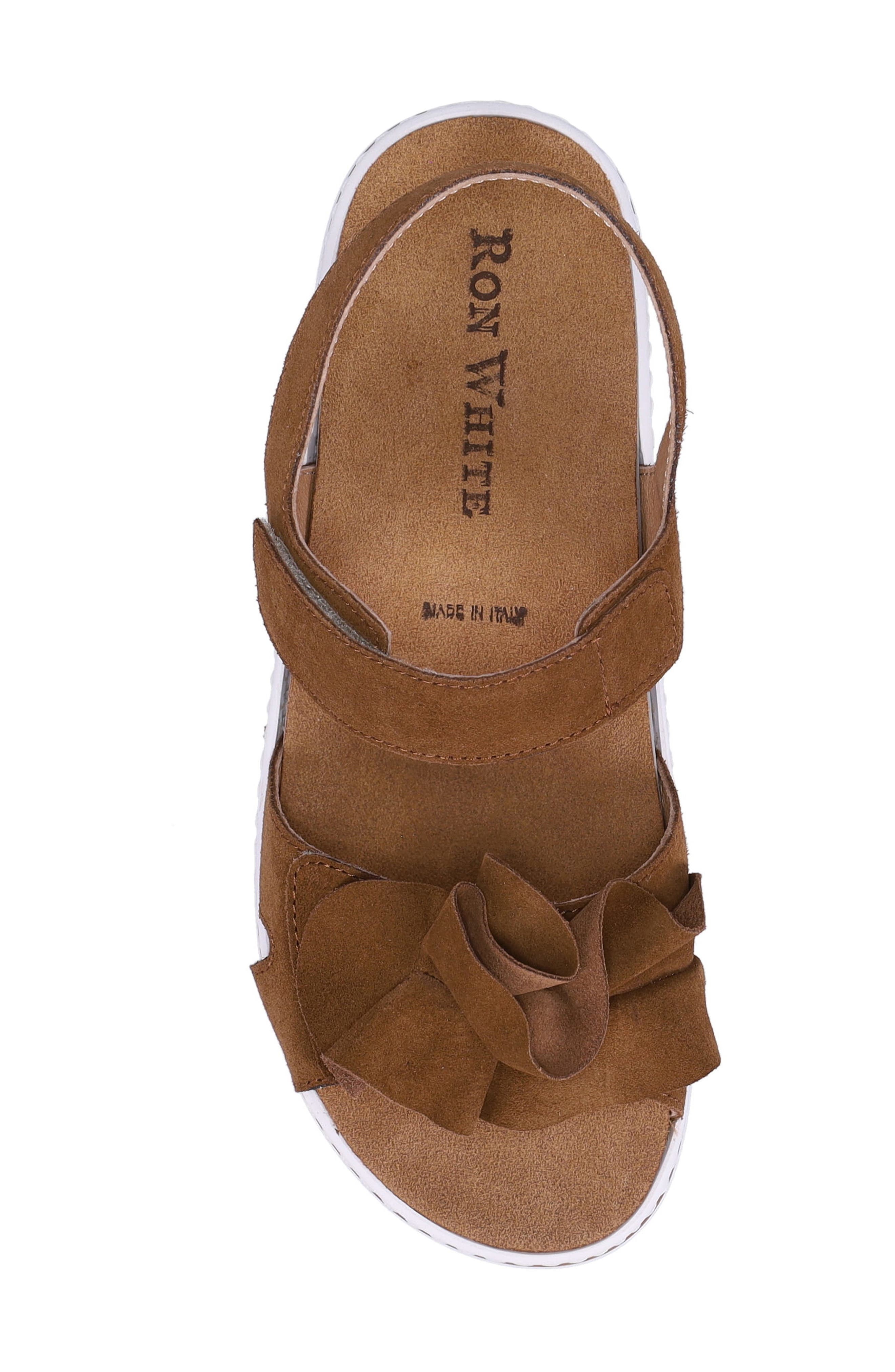 Frances Slingback Platform Wedge Sandal, Alternate, color, COGNAC
