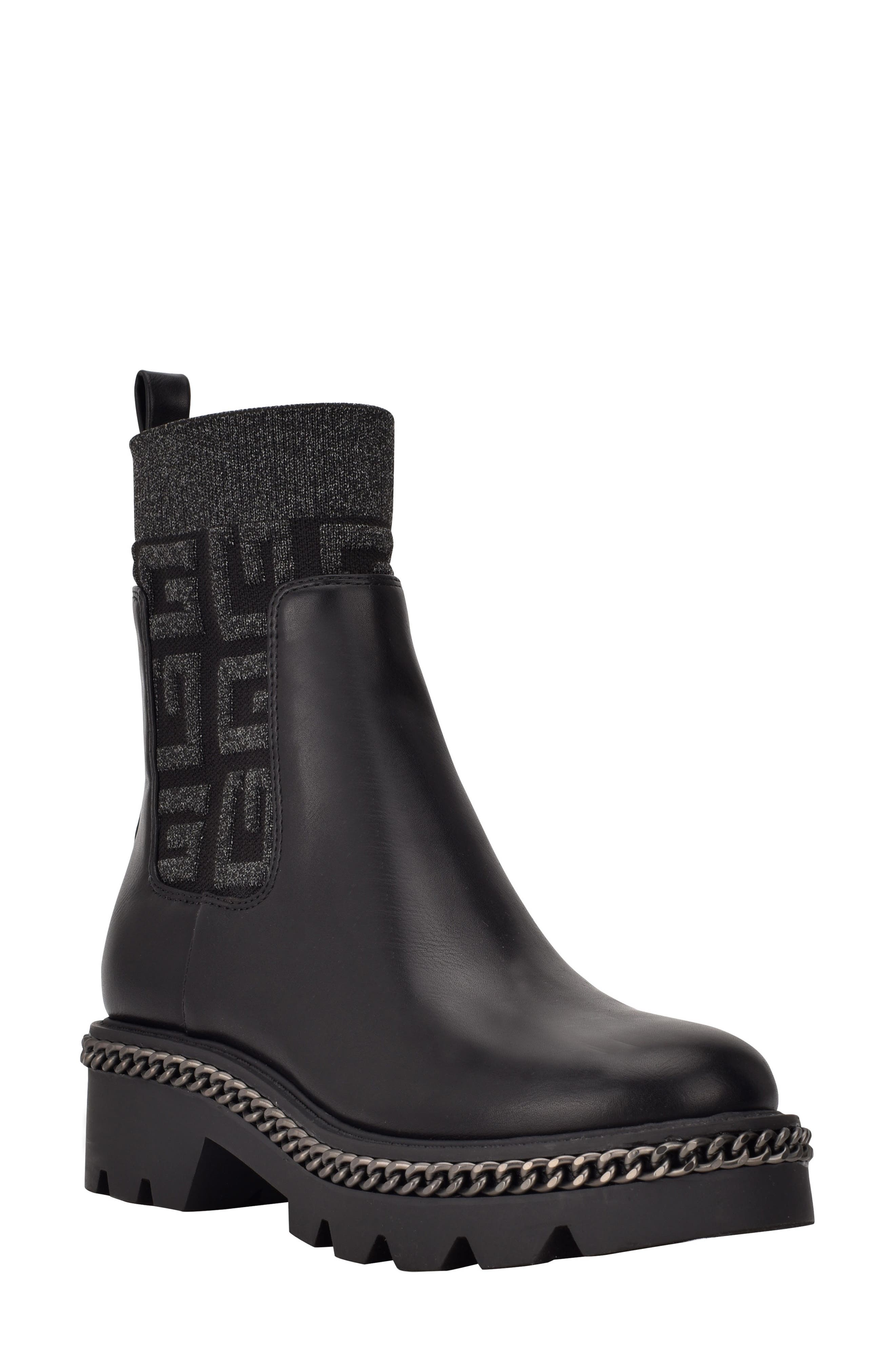GUESS Vardy Lug Sole Boot, Main, color, 