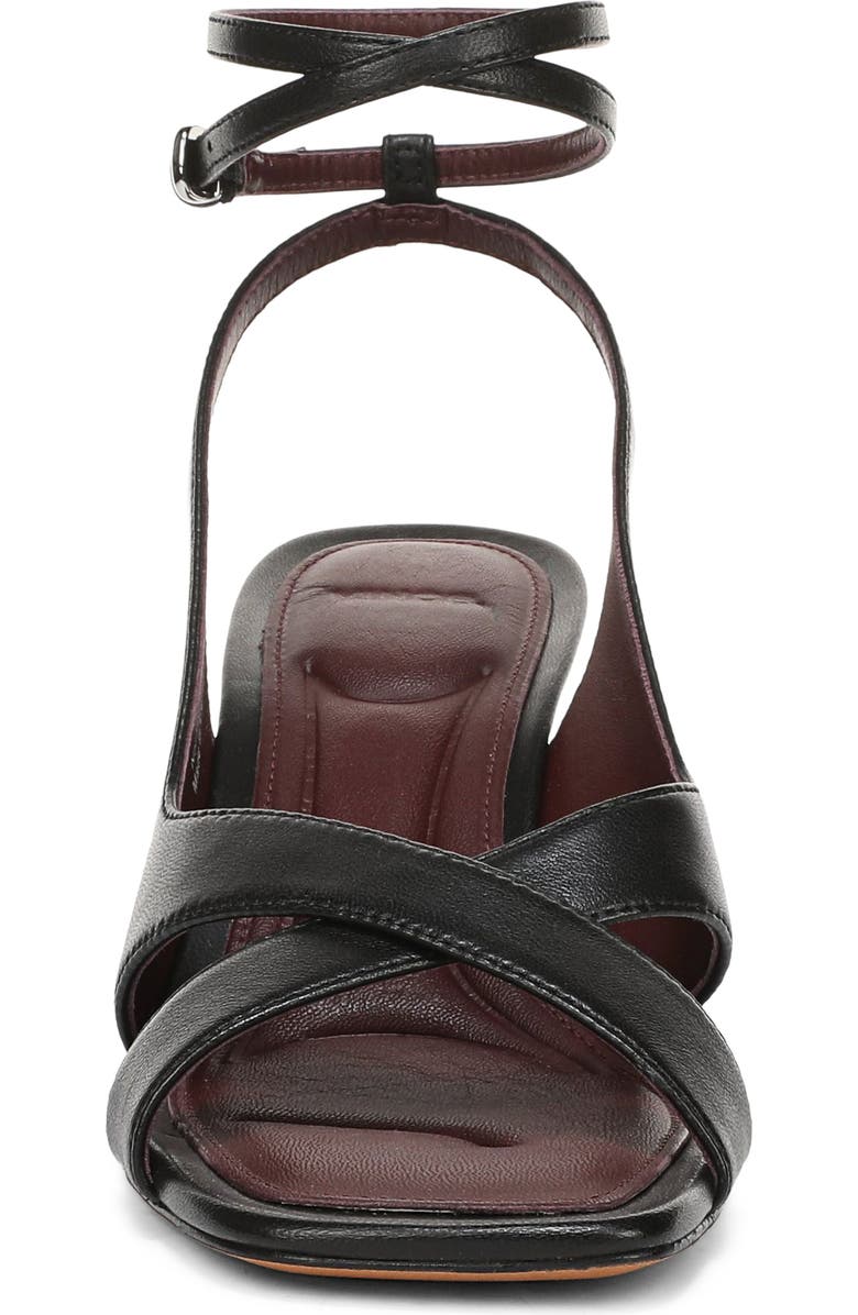 Vince Lola Leather Sandal, Alternate, color, Black