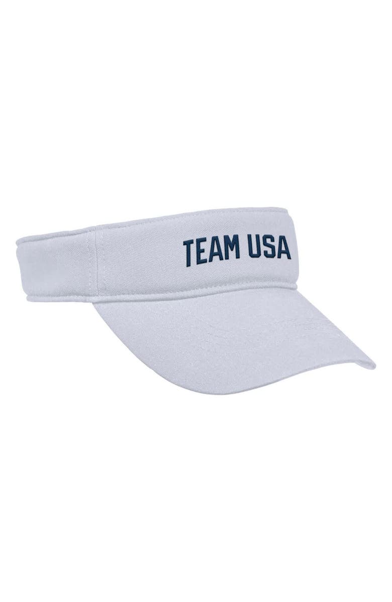 Nike Men's Nike White Team USA Ace Adjustable Visor, Alternate, color, White
