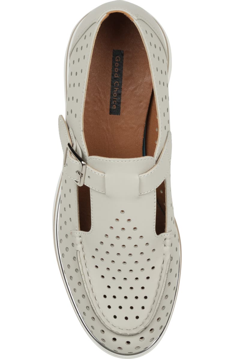 GOOD CHOICE NEW YORK Karmine Mary Jane Loafer, Alternate, color, Ice