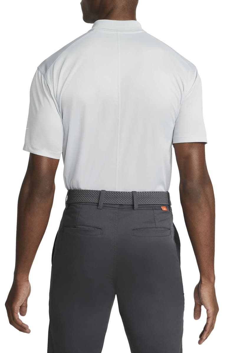Nike Dri-FIT Piqué Golf Polo, Alternate, color, Light Smoke Grey/ White