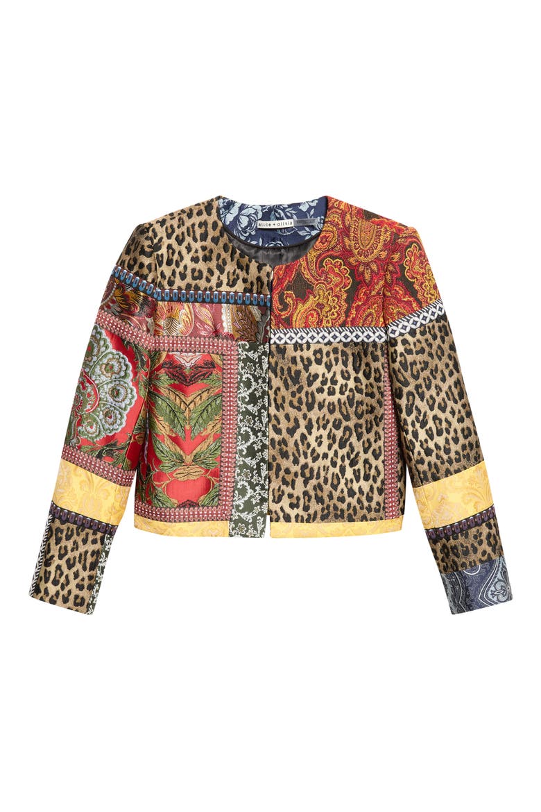 Kidman Patchwork Jacket, Alternate, color, MULTI
