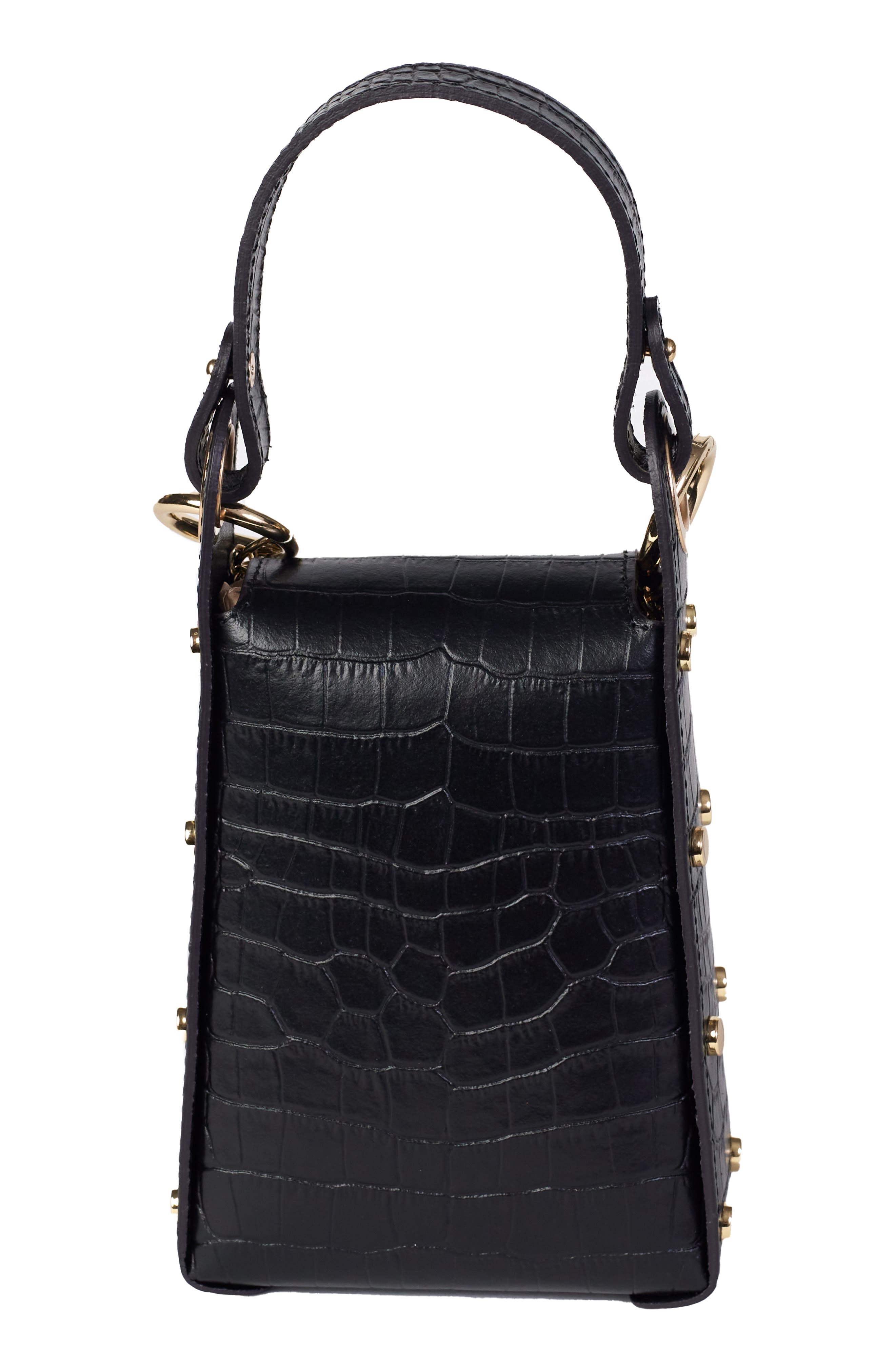 Persaman New York Anette Croc-Embossed Leather Crossbody Bag, Alternate, color, 