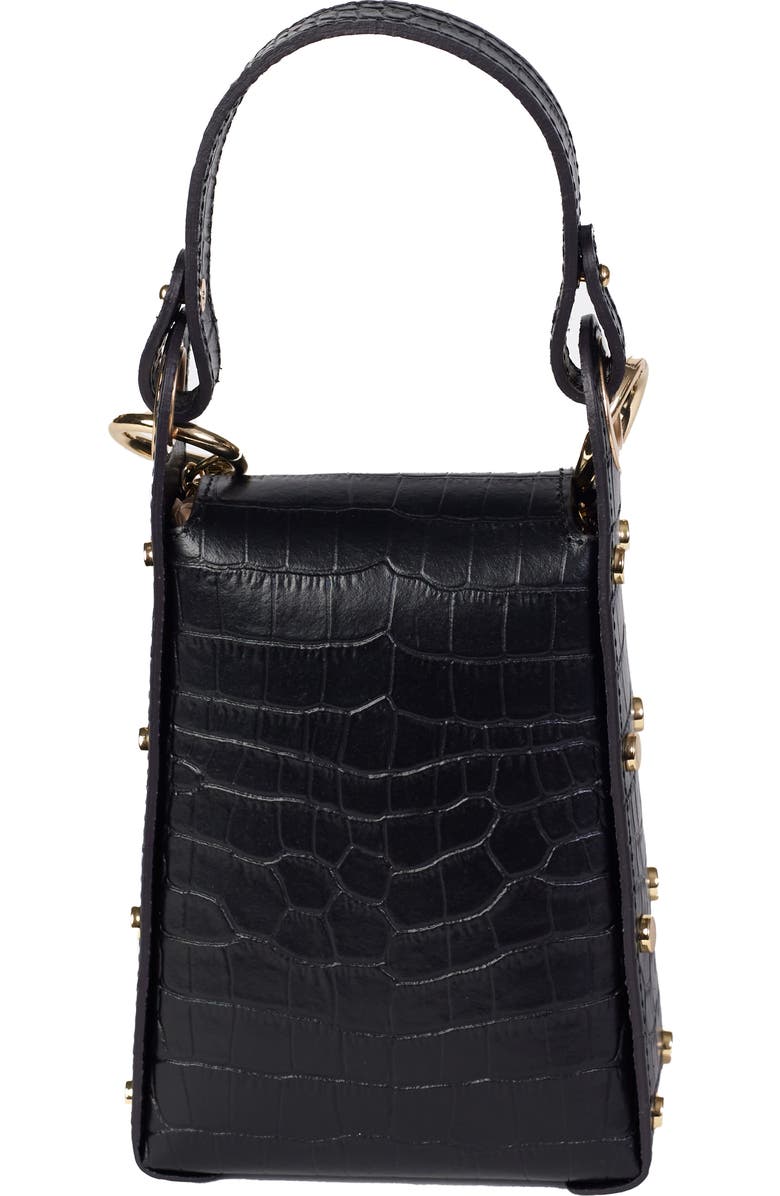 Persaman New York Anette Croc-Embossed Leather Crossbody Bag, Alternate, color,