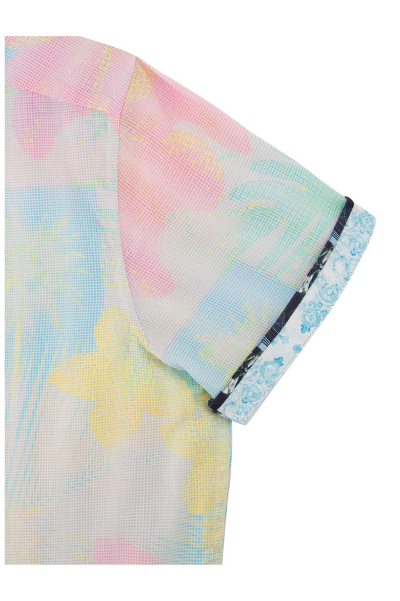 Haze Short Sleeve Button-Up Shirt, Alternate, color, MULTI
