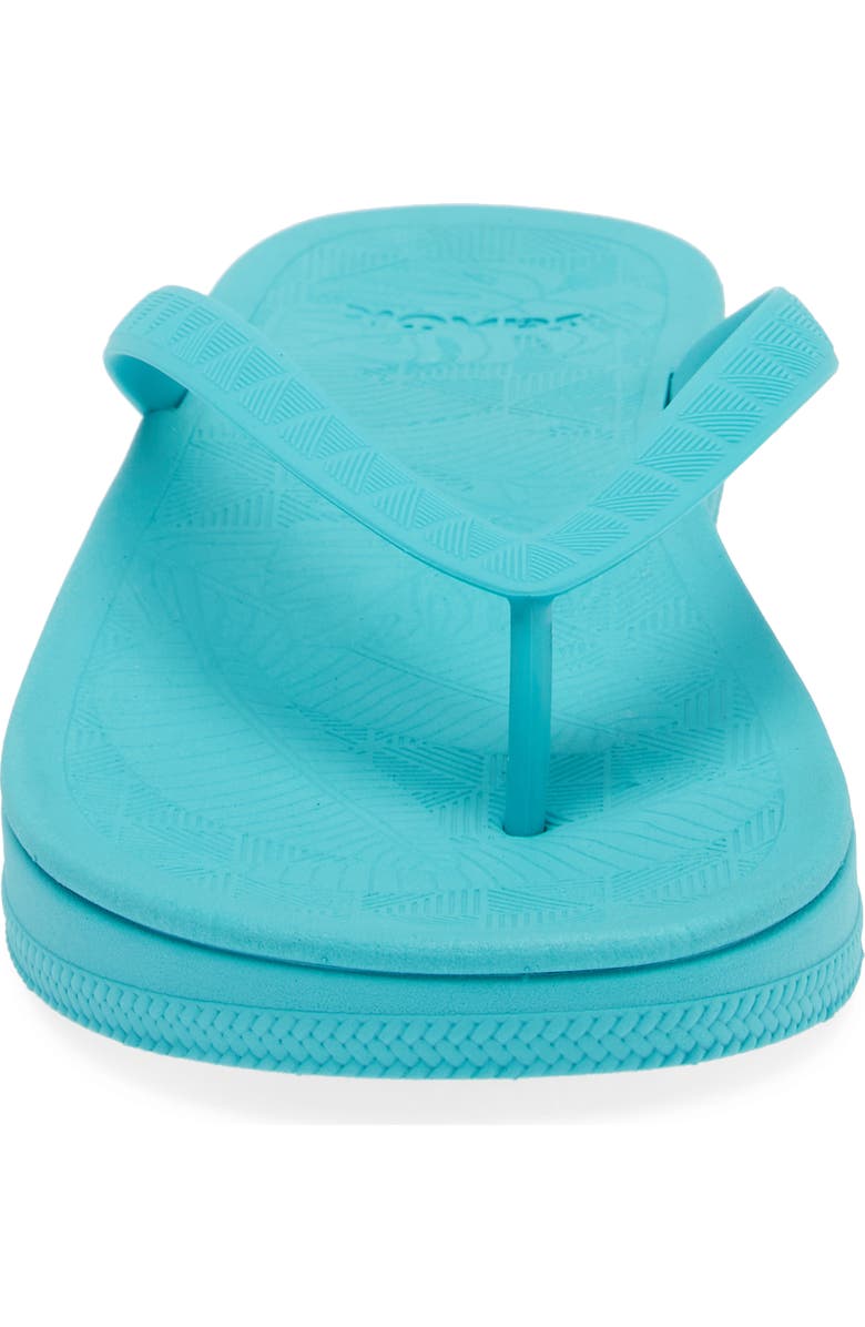 Sanuk Funshine Water Friendly Flip Flop, Alternate, color, Turquoise