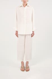 Nocturne Linen Drawstring Trousers