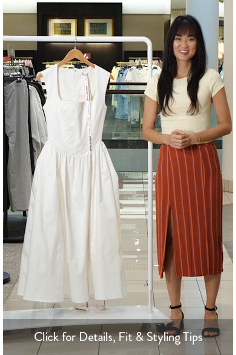 Emmy Stretch Pima Cotton Midi Sundress video