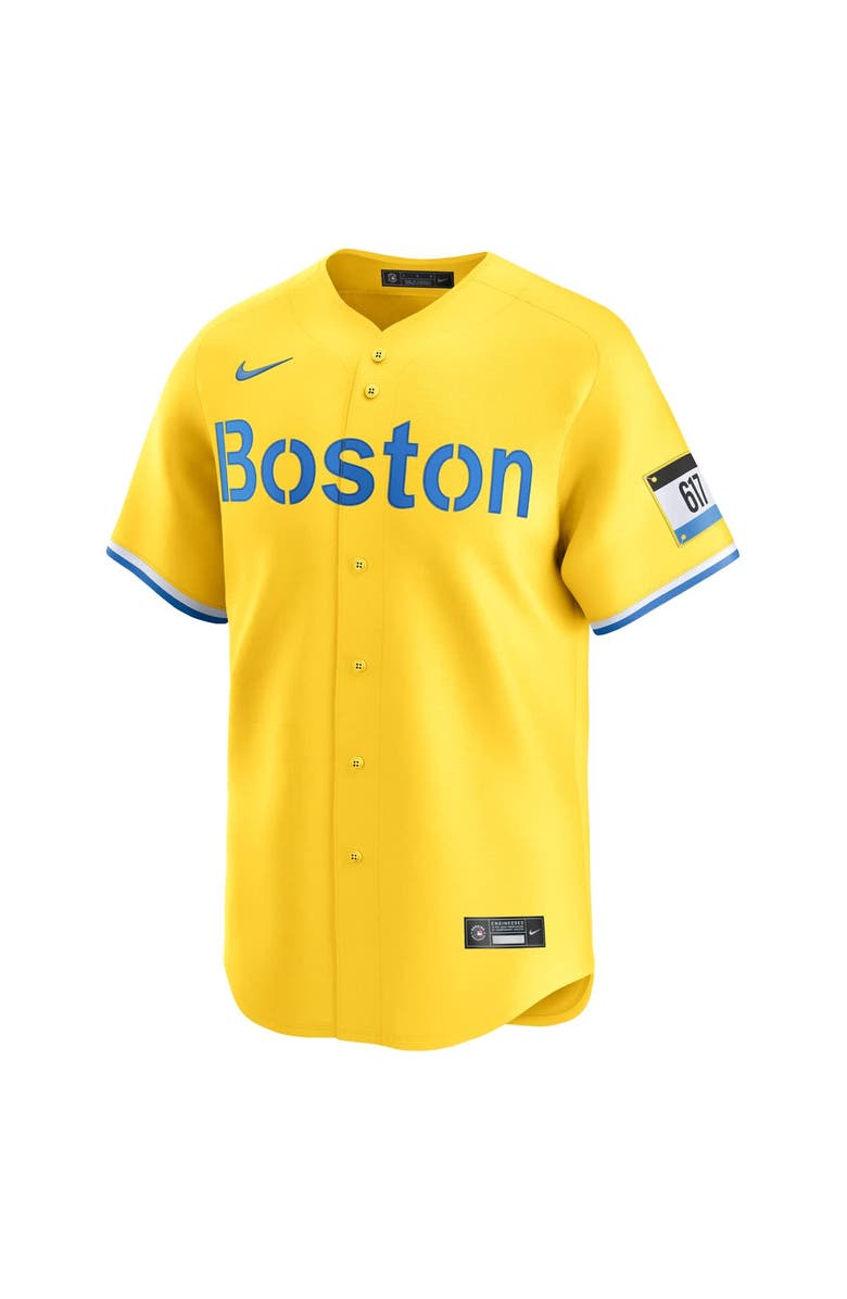 Nike Men's Nike  Gold Boston Red Sox City Connect Limited Jersey, Alternate, color, Gold
