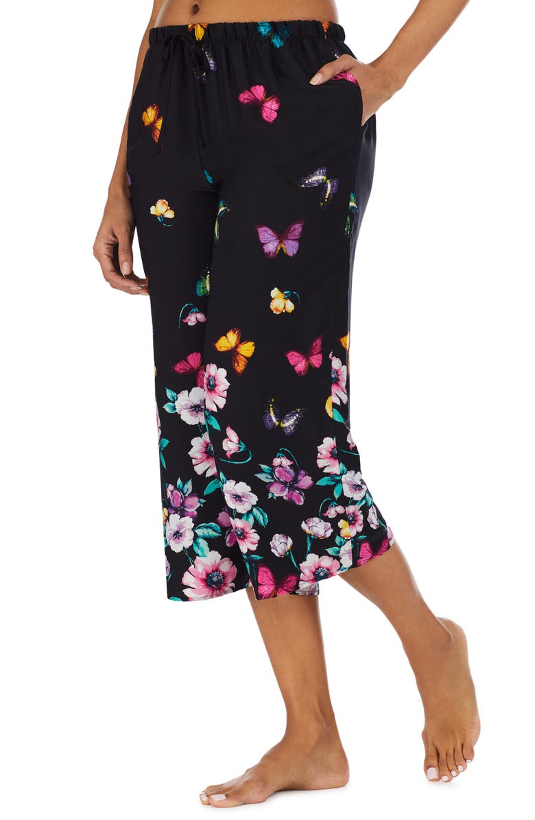 Room Service Pjs Wide Leg Crop Pajama Pants, Alternate, color,