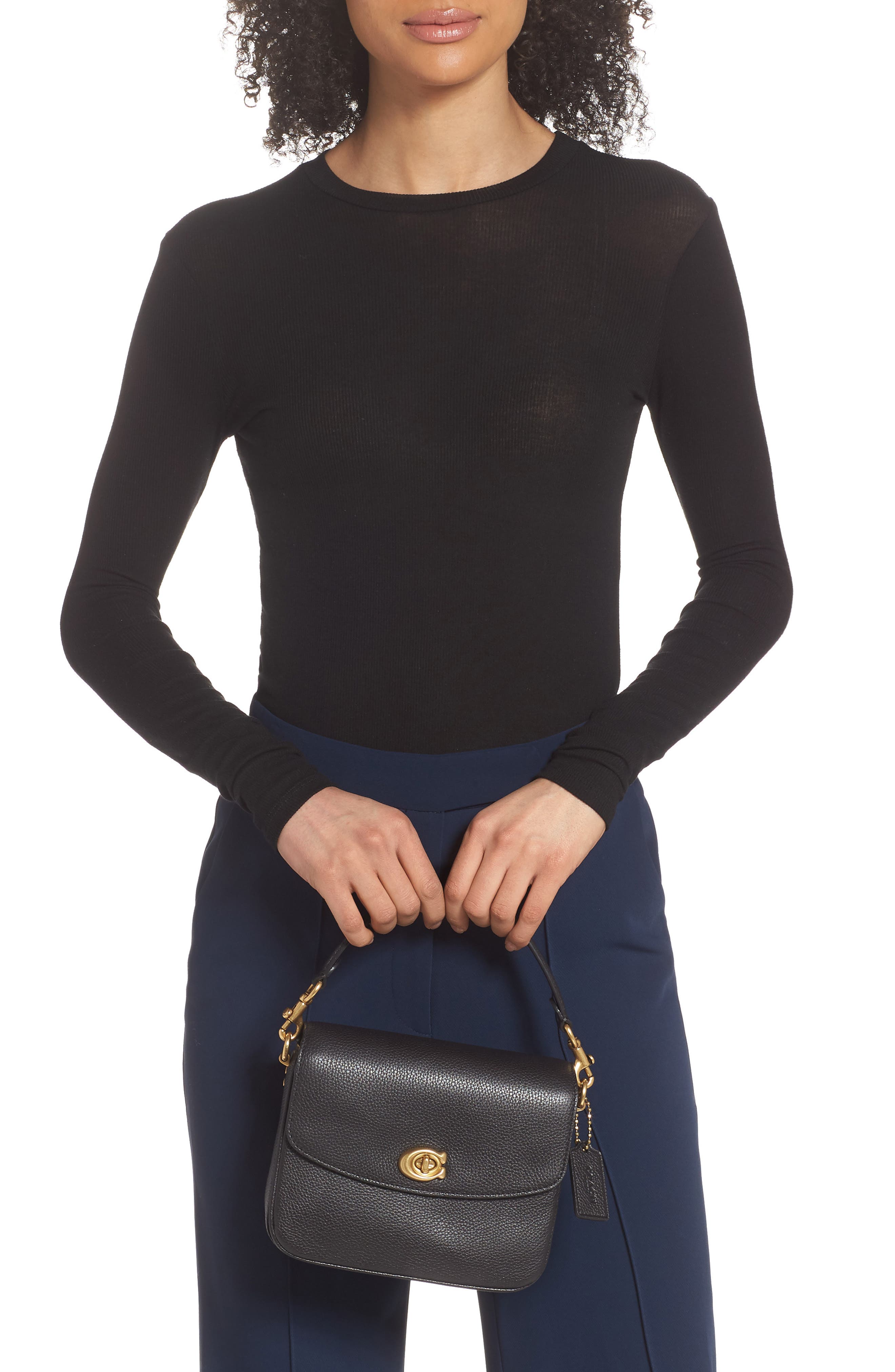 COACH Cassie 19 Leather Crossbody Bag, Alternate, color, 